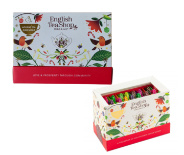 BIO adventní čajový kalendář Kompakt 44,5 g English Tea Shop 
